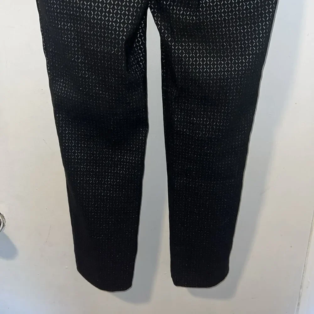 UP! Twinkle Techno Black and Shimmer Pull on Pants-8